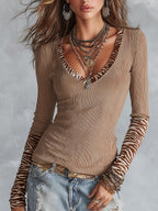 Ζακέτα Desert Muse με Σχέδιο Ζέβρας