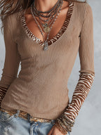 Ζακέτα Desert Muse με Σχέδιο Ζέβρας