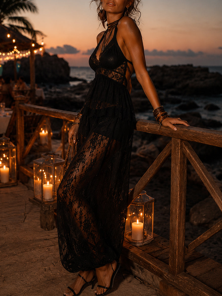 Σετ Boho με Μπλούζα Λαιμόκοψη και Παντελόνι Μπαλονιού
