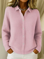 Katrina | Structured Sweater with Buttons