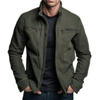 Rodney | Retro Cotton Zip-Up Jacket