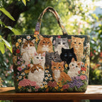 Quilted Cat Bliss Tote Bag GFTOHD9031