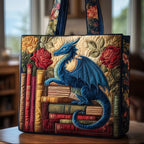 Retro Dragon Quilted Tote Bag - Model GFTONL5039