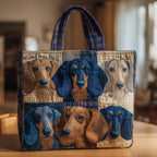 Τσαντάκι με κέντημα Dachshund - Αγαπημένο GFTONT5964