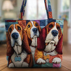 Τσάντα Tote με Σχέδιο Basset Hound GFTONT6028