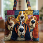 Τσάντα Tote με Σχέδιο Basset Hound GFTONT6029