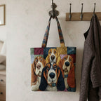 Τσάντα Tote με Σχέδιο Basset Hound GFTONT6029