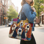 Τσάντα Tote με Σχέδιο Basset Hound GFTONT6029