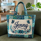 Her Keepsake Κεντητή Tote Τσάντα QTCUZ GFTOTP18064