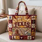 Τσάντα Tote με Κέντημα Texas Pride - Κωδικός GFTOTP18855