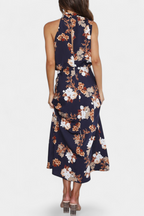 Λίζα | Maxi Floral Halter Dress