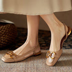 Evona Backless Slingback Shoes
