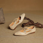Genuine Leather Eclan Flats