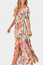 Yuki | Tie-Dye V Robe