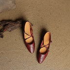 Genuine Leather Eclan Flats