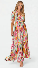 Yuki | Tie-Dye V Robe