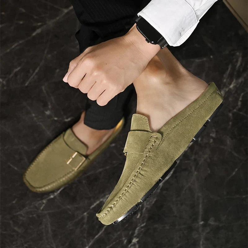 Zayden Suede Slip-On Mules