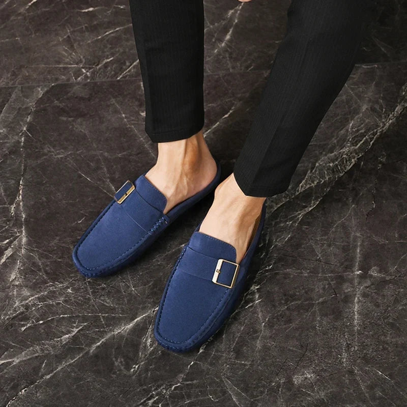 Zayden Suede Slip-On Mules