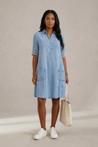 Βρετάνη | Τζιν Φόρεμα που Κολακεύει τη Σιλουέτα