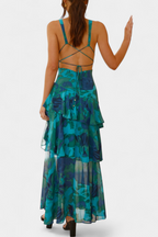Domenica | V-Neck Georgette Dress