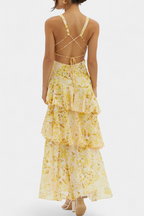 Domenica | V-Neck Georgette Dress