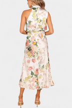 Λίζα | Maxi Floral Halter Dress
