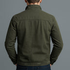 Rodney | Retro Cotton Zip-Up Jacket